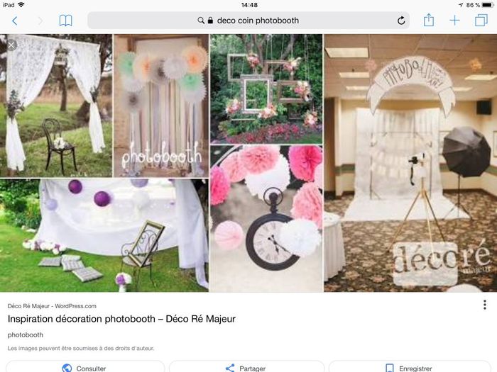 Idée 1 pour photo booth mariage 