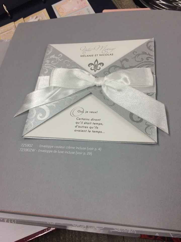 Faire part choisi - 1