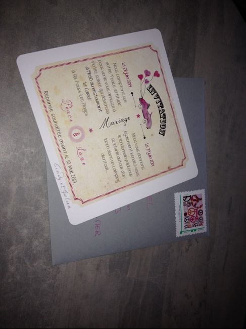 Invitation   enveloppe