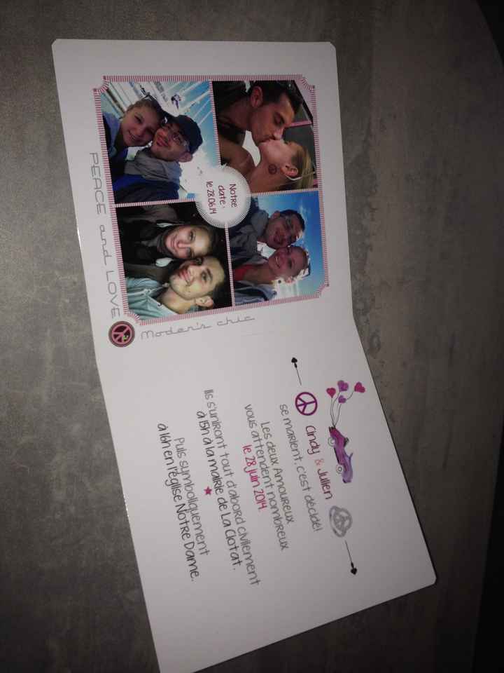 Faire-part (intérieur)