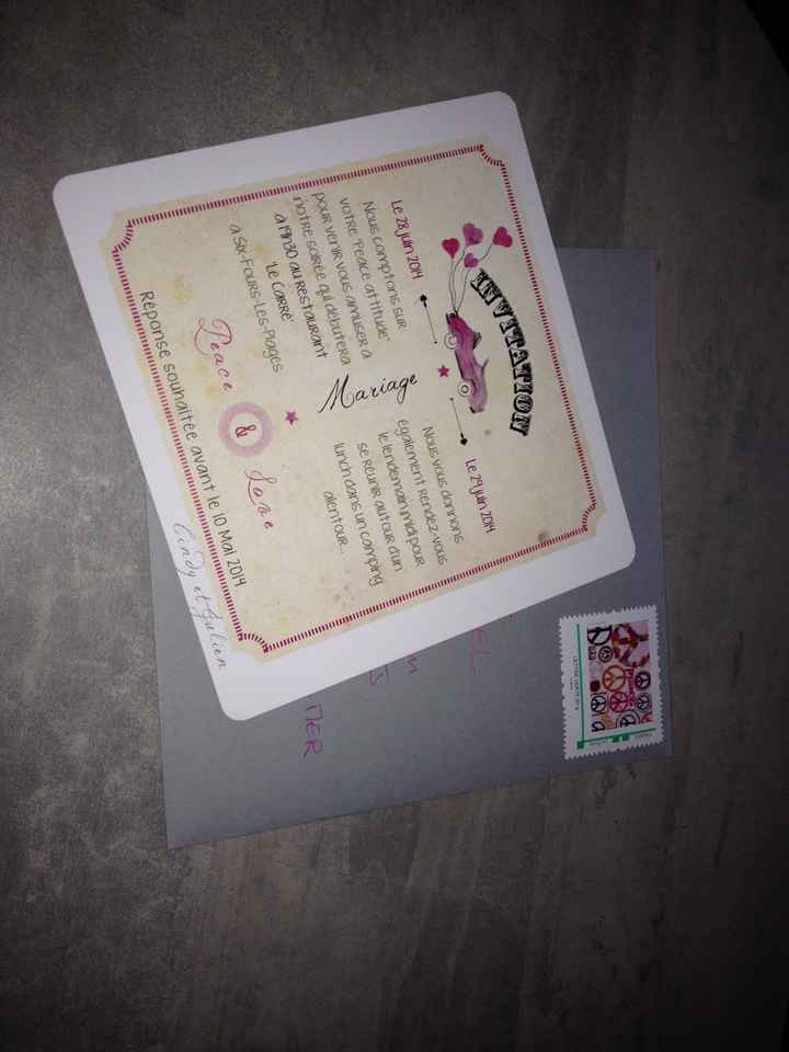 Invitation   enveloppe