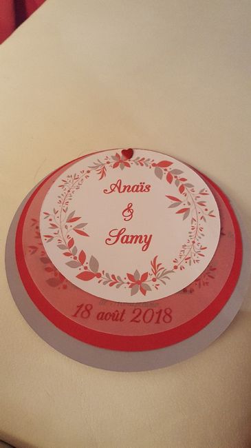 Faire part fabriquer main - 1