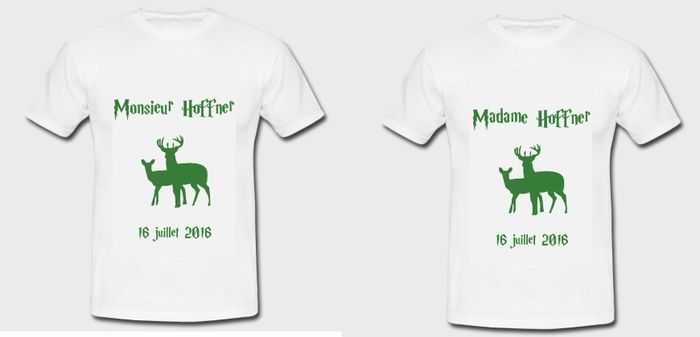 T-shirt du lendemain du mariage