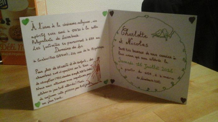 ça y est je commences les faire parts !!  - 2
