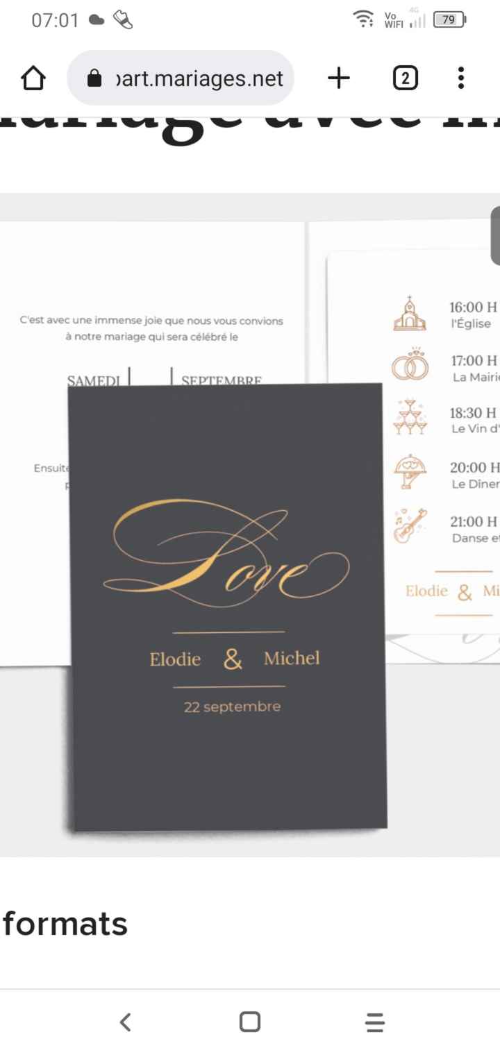 Publie ce modèle de faire-part et dis-nous quelle taille tu as du utiliser ! 😏💌 - 1