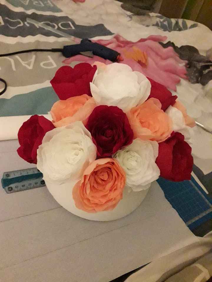 Essaie roses en papier - 1