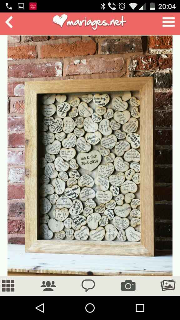 Livre d'or cadre coeur - 1