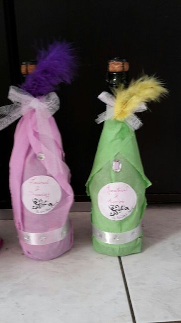 Mes bouteille pour la pièce montée - 2