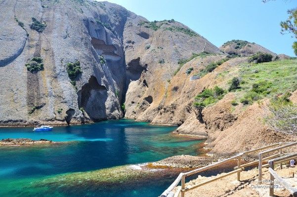 vu sur les calanques 