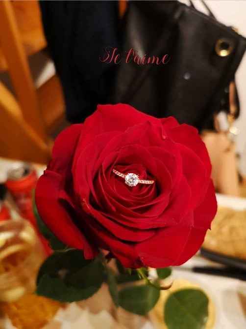 ma magnifique bague de fiançaille 