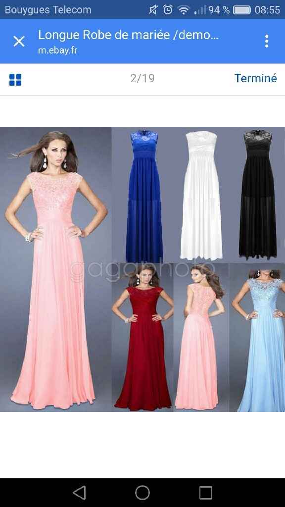 La robe de mes demoiselles d'honneur ! - 1