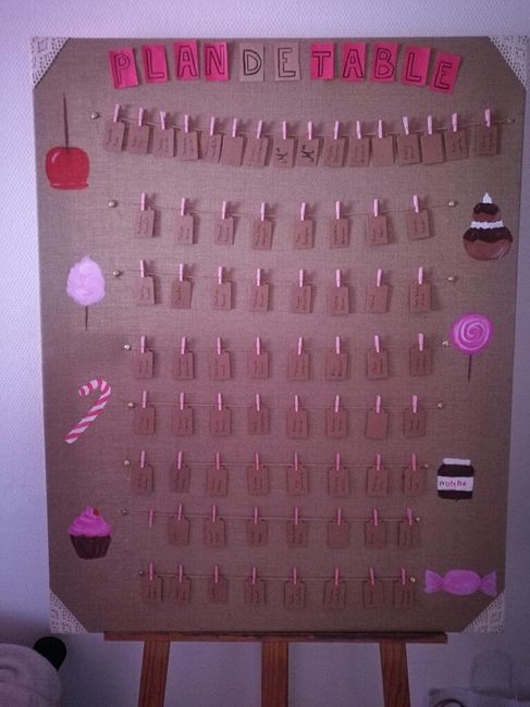 Diy urne et plan de table - 3