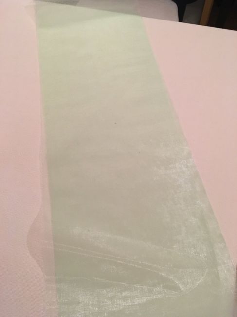 Chemin de table en organza - 3