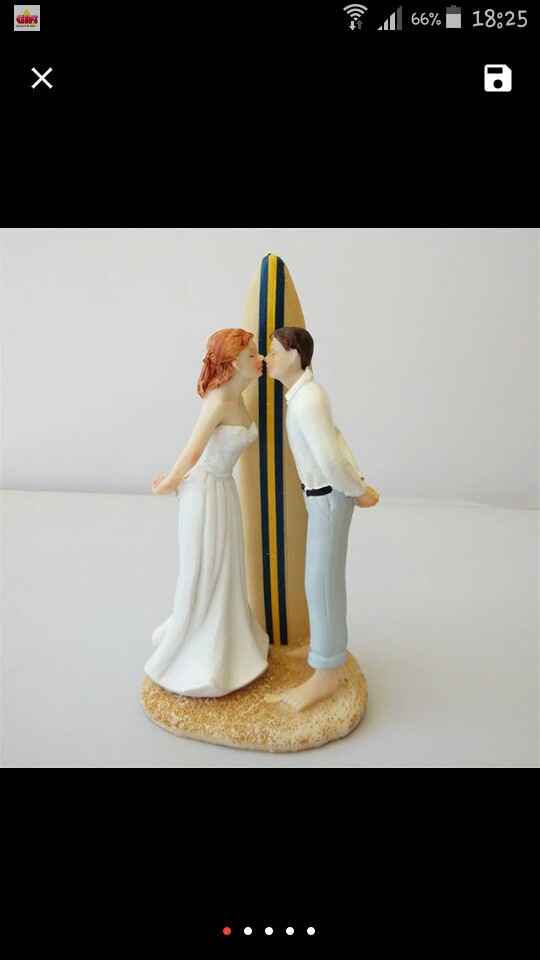 Figurine mariés gateau - 1