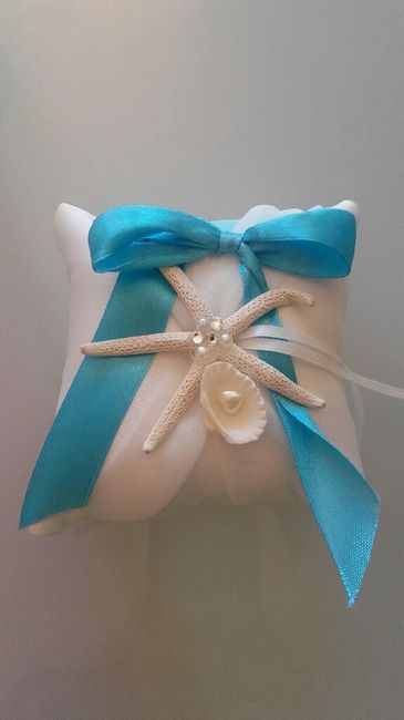 Coussin d'alliance thème voyage - 2