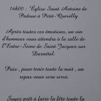 Invités vin d'honneur / repas - 1