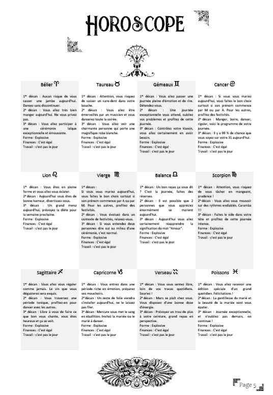 Gazette des mariés - 6