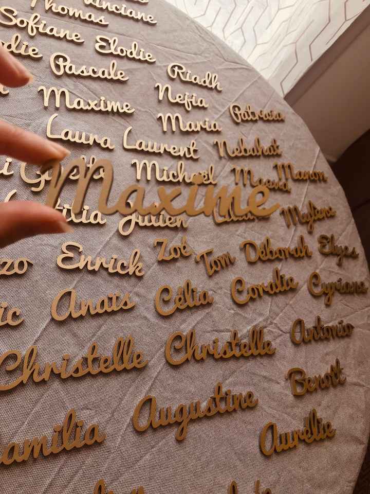 Marque place et Cake Topper - 1