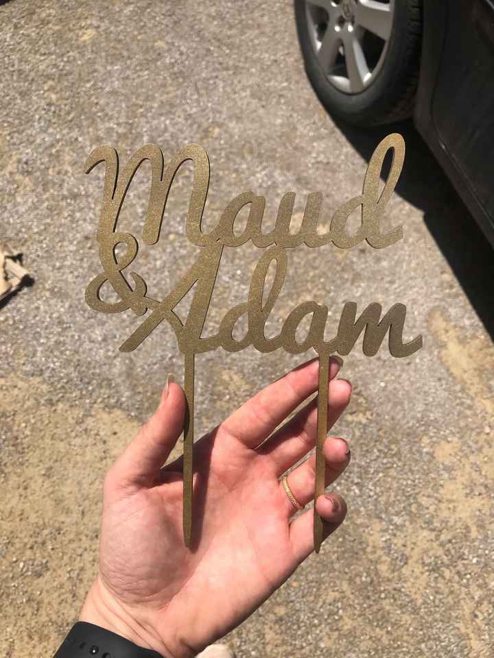 Marque place et Cake Topper - 2