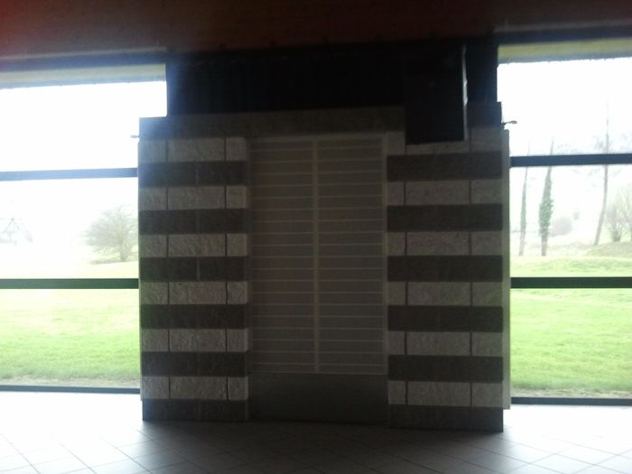 Un des pans de mur