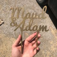 Marque place et Cake Topper - 2