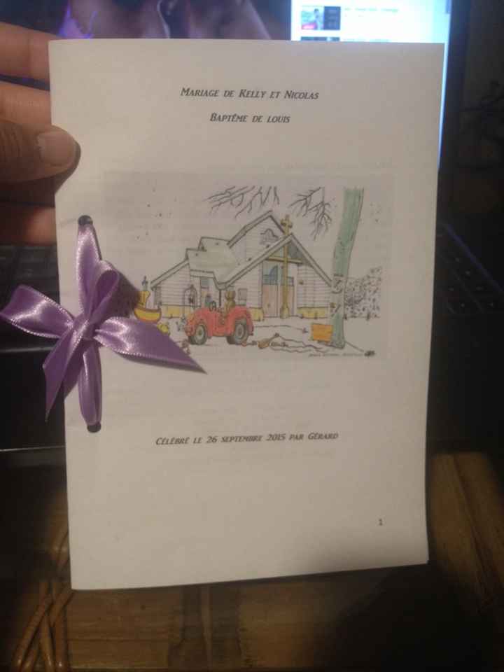 Photo de mon livret de messe - 1