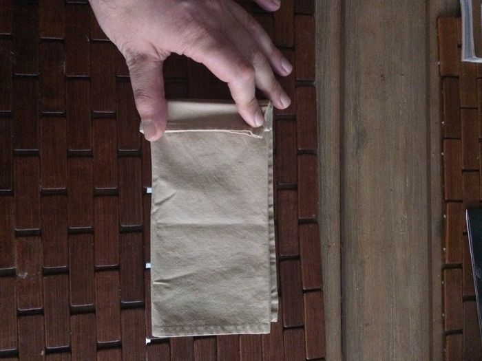 Petit tuto pour pliage de serviettes en forme de paon - 4