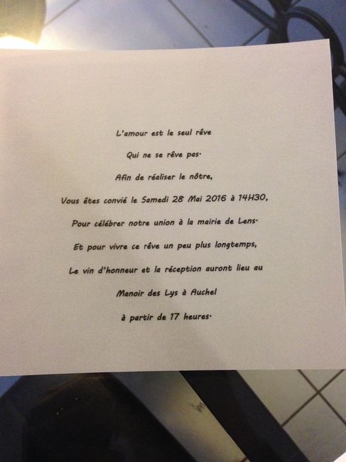 mon texte de faire part