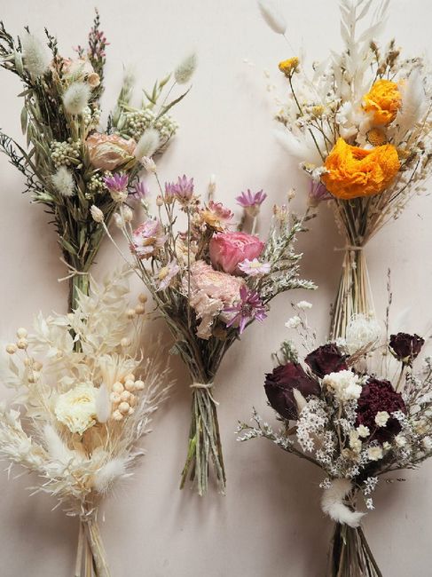 Fleurs séchées deco table 1