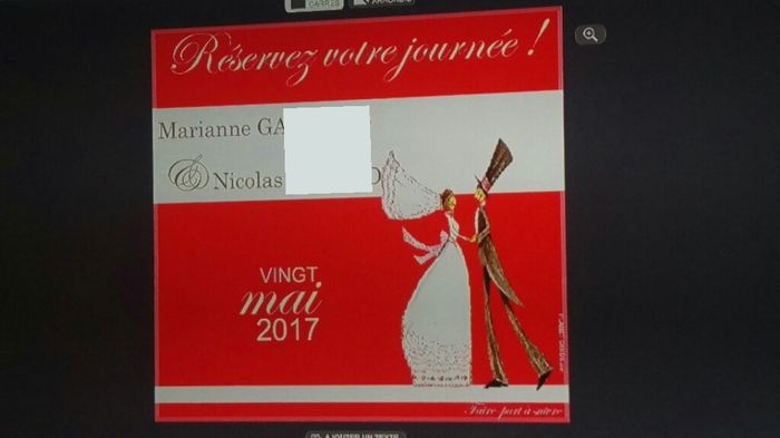 Echantillon save the date - 1