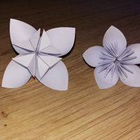 Fleurs origami