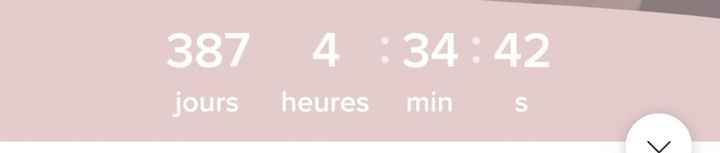 Capture depuis l'application mobile ton compte à rebours et partage-le ⏳😍 - 1