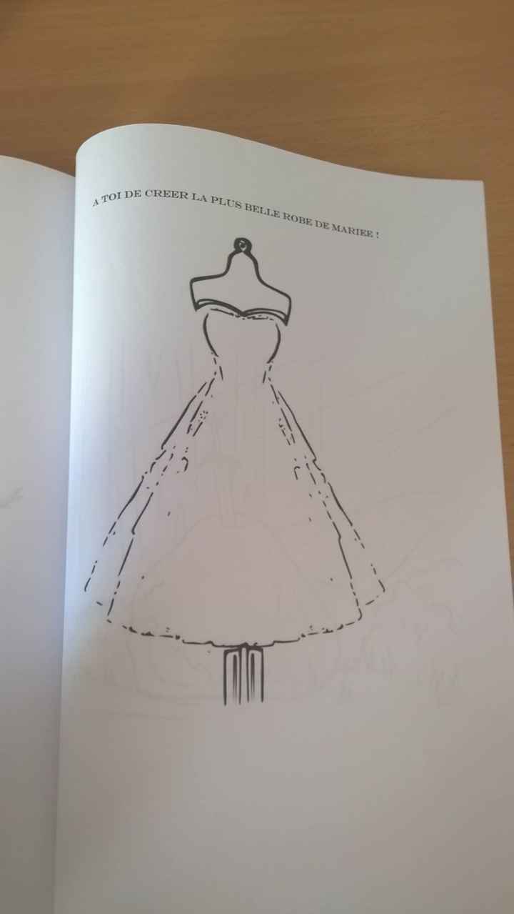 Décorer la robe de mariée