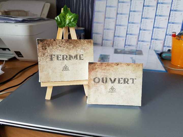 Chevalet pour candy bar