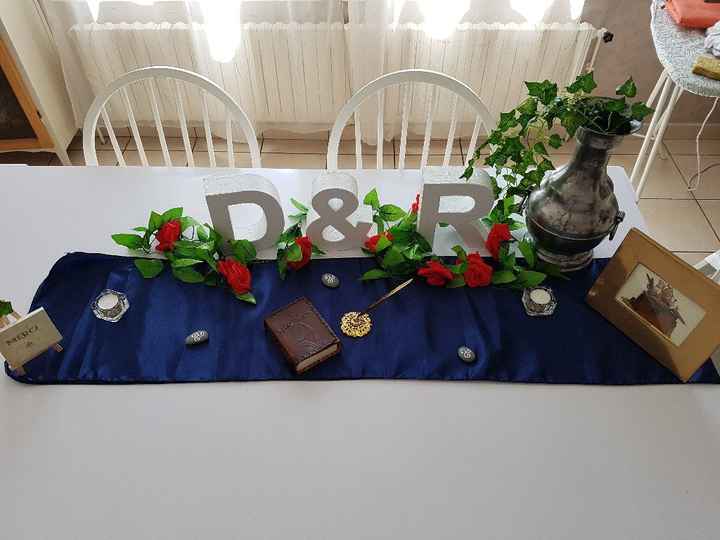 Table livre d'or et urne ...