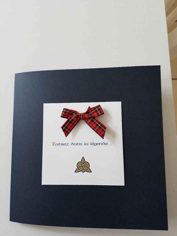 Nos faire part sont arrivés 😍 - 1