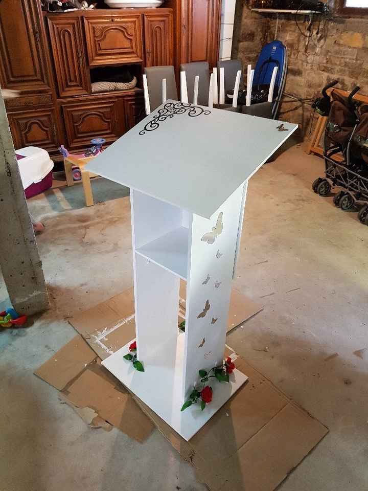 Pupitre cérémonie laïque en construction... - 1