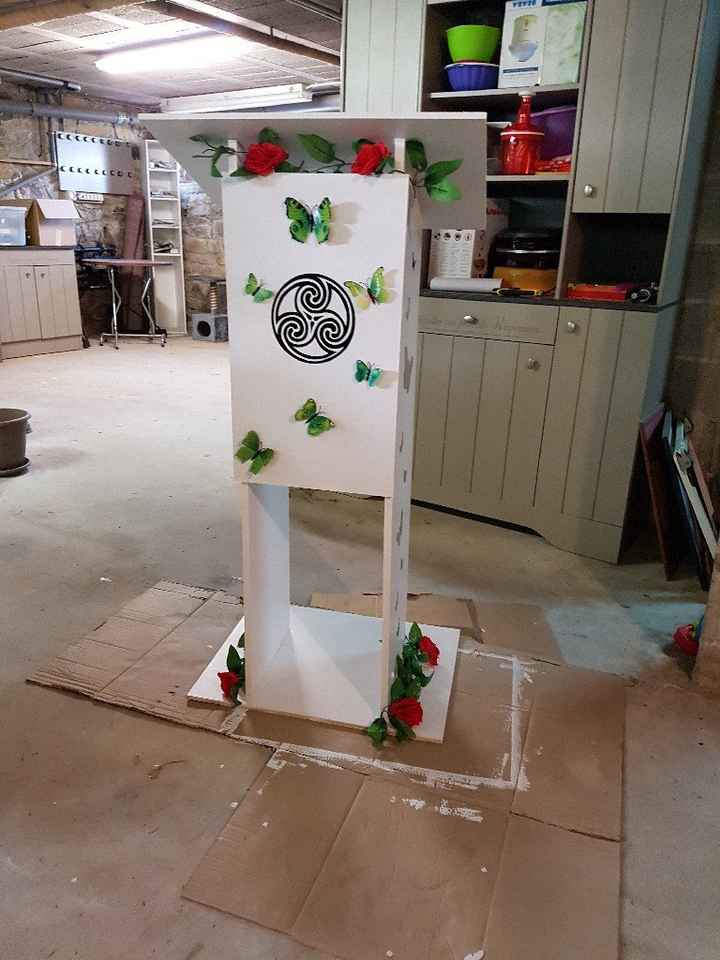 Pupitre cérémonie laïque en construction... - 3