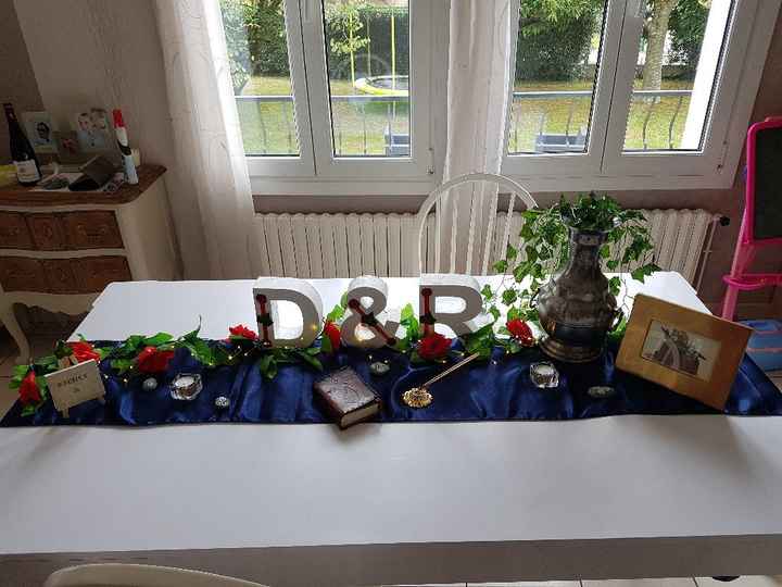 Toutes mes tables terminées. .. - 2