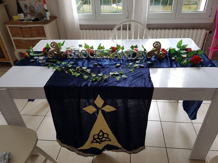 Décoration des tables terminées ...