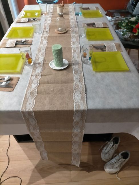 Essai de décoration de table 1