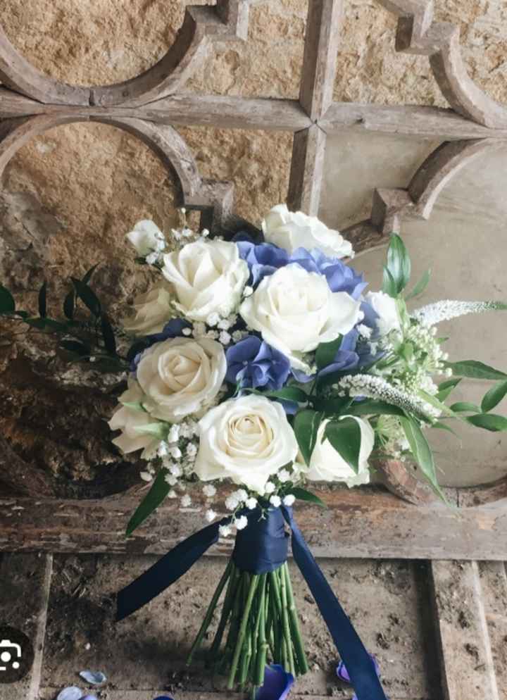 Déco mariage champêtre touche de bleu - 2