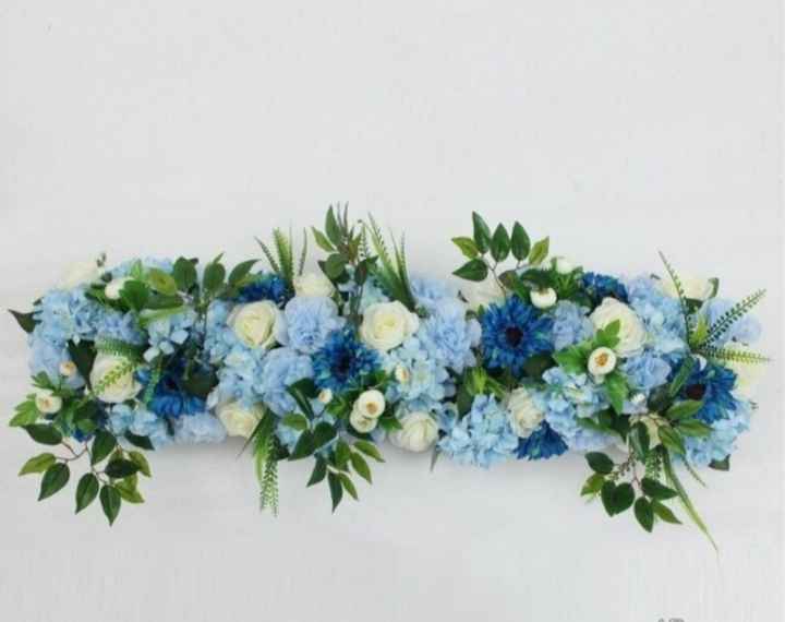 Déco mariage champêtre touche de bleu - 6