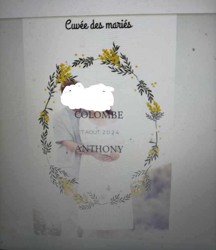 éTiquette personnalisée pour le vin et le champagne - 2