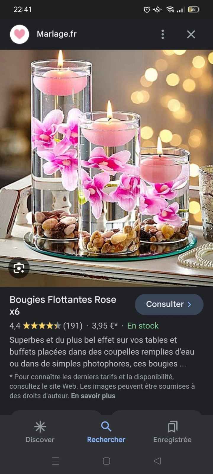 Décoration pot de yaourt en verre. - 1