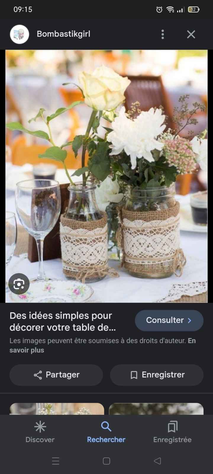 Décoration pot de yaourt en verre. - 4