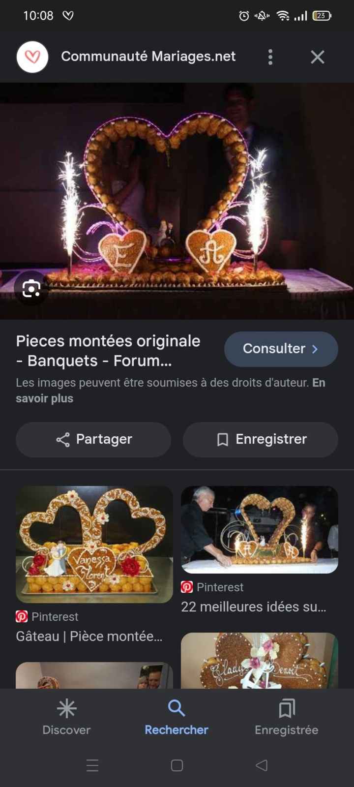 Choix de la pièce montée. - 2