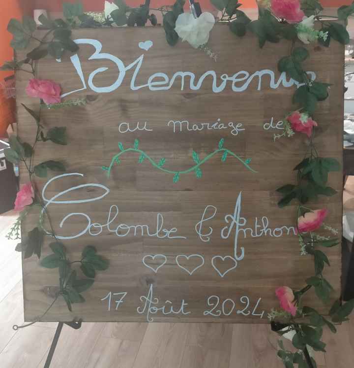 diy panneau de bienvenue - 1