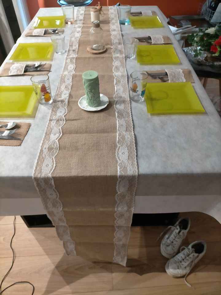 Essai de décoration de table - 1