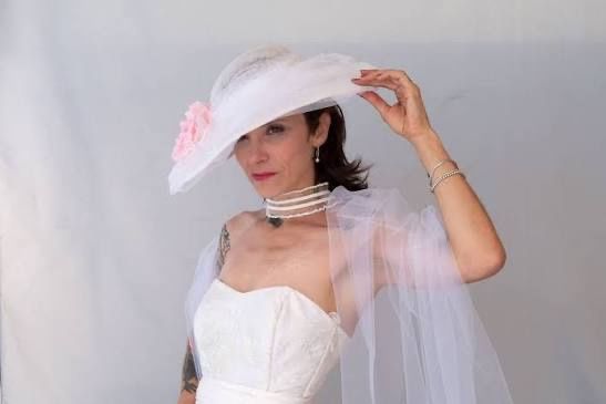 Chapeau mariée 10